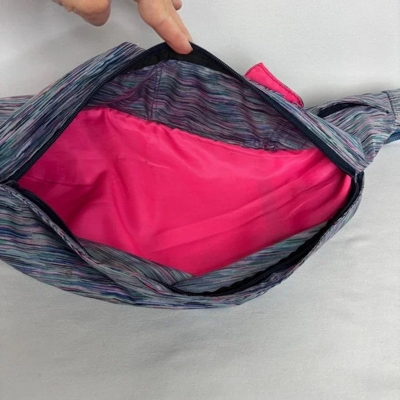 KAVU Rope Sling Bag Retired Ikat Stripe Crossbody Backpack Multicolor - Picture 3 of 8